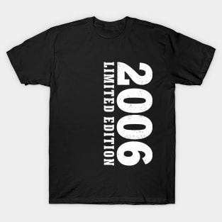 18th Birthday born 2006 Limited edition Gift Boys T-Shirt